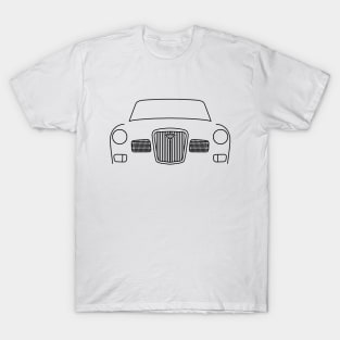 Wolseley 16/60 classic car outline graphic (black) T-Shirt